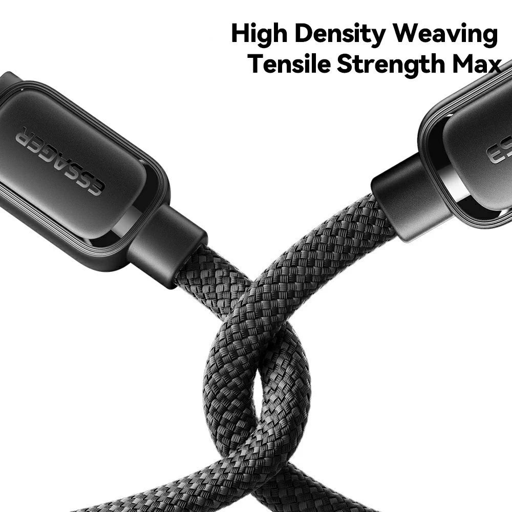 ESSAGER ES-X56 100W / 7A Fast Charging Wire 1m USB-A to Type-C Magnetic Data Cable - 6