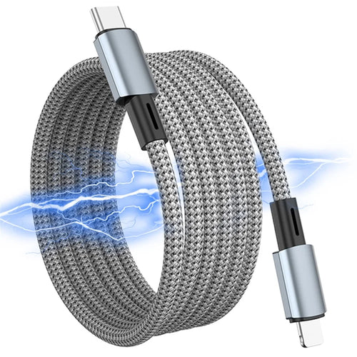 1.5m Magnetic Storage Charging Data Cable PD 27W Type-C to 8 Pin Fast Charging Data Cable Cord - 1