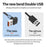 USB to Micro+Type-C+iP 3-in-1 Fast Charging Spring Cable Support Carplay - L-shaped Elbow - 5