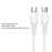 PINZUN 1m USB to Micro / Type-C Charging Wire 5A Fast Charger Cable for Smartphone / Tablet - Type-C - 5