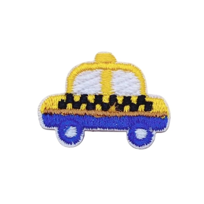 Cute Mini Car Embroidered Patches Creative Self-Adhesive Appliques DIY Craft Decorations - No.1 - 1