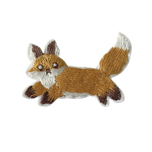 Cute Cartoon Running Animal Embroidered Patches Creative Self-Adhesive Appliques DIY Craft Decorations - No.1 - 1