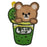 Cute Cartoon Animal Fruit Cup Embroidered Patches Creative Self-Adhesive Appliques DIY Craft Decorations - No.1 - 1