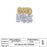 Creative Colorful Letter Embroidered Patches Creative Self-Adhesive Appliques DIY Craft Decorations - No.1 - 2