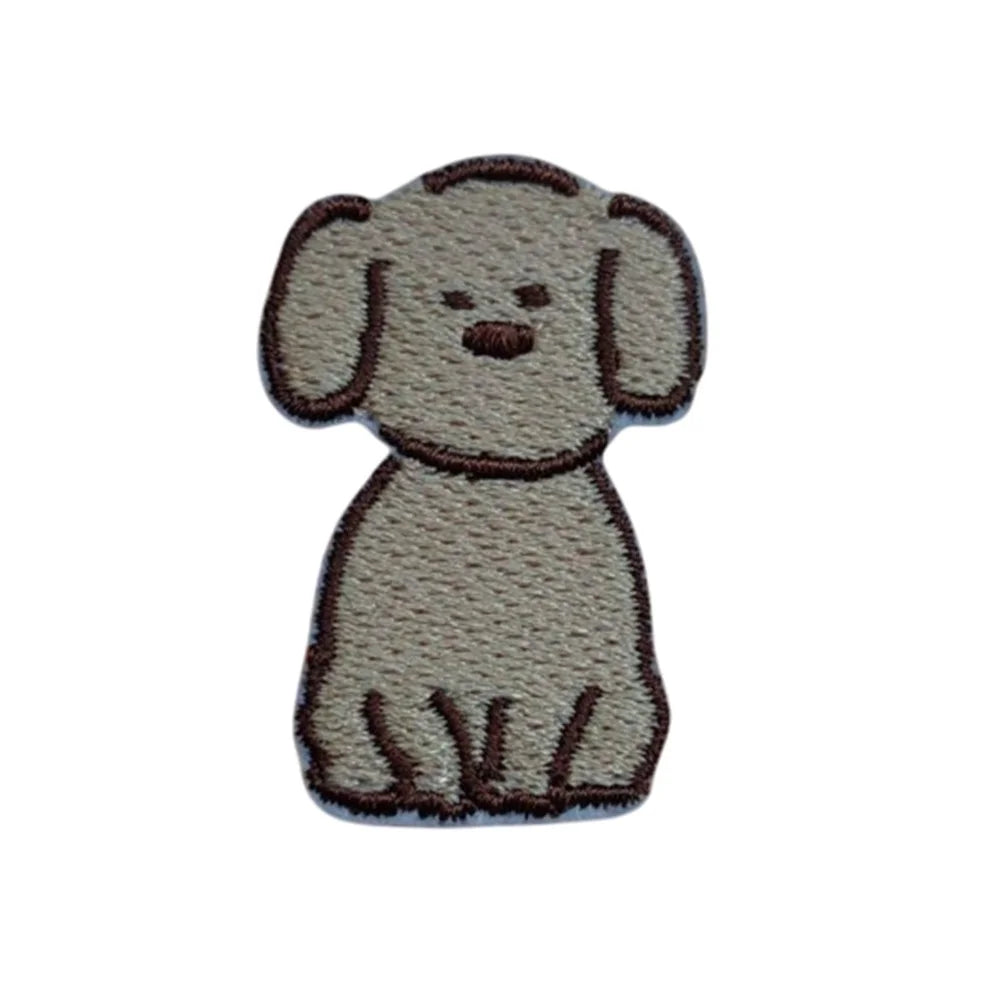 Cute Cartoon Dog Embroidered Patches Creative Self-Adhesive Appliques DIY Craft Decorations - No.1 - 1