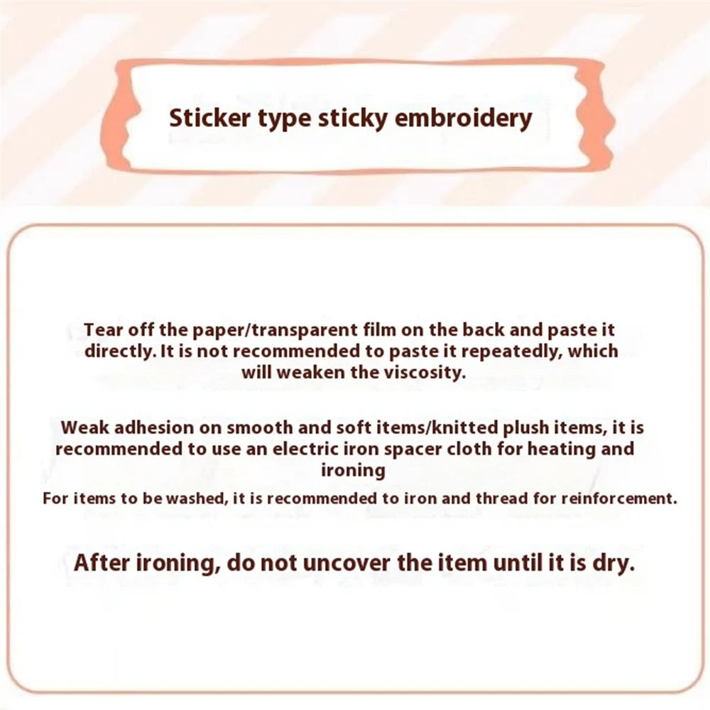 Cute Cartoon Dog Embroidered Patches Creative Self-Adhesive Appliques DIY Craft Decorations - No.1 - 7