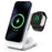 YF-M8 Qi2 Certified Aluminum Alloy Frame 3-in-1 Folding 15W Magnetic Wireless Charger - White - 2