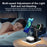JLM-J5 Multifunctional Adjustable Wireless Charger Desktop Phone Earphone Watch Charger Night Light - White - 6
