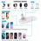 Wireless Charger for iPhone / AirPods / Apple Watch, Charging Station Stand 3-In-1 Charging Pad - Black - 7