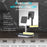 HT-531 15W Wireless Charger with Night Light Phone Bracket USB + Type-C Power Socket - White - 3