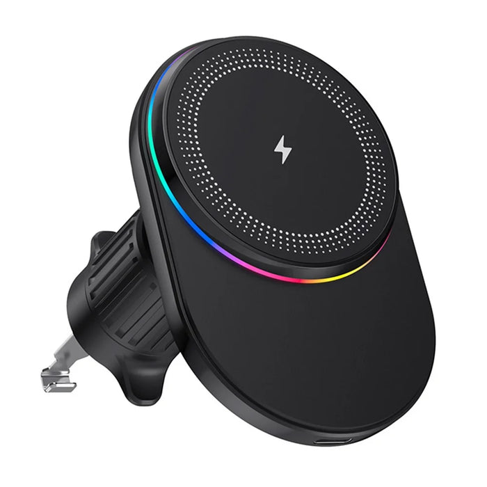 Magnetic Wireless Charger Car Air Outlet Mount Cell Phone Bracket Holder - M56 - 1