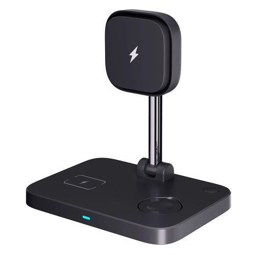 YN43 For iPhone / AirPods / Apple Watch Magnetic Wireless Charger Stand Built-In Cooling Fan - 1
