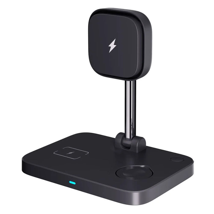 YN43 For iPhone / AirPods / Apple Watch Magnetic Wireless Charger Stand Built-In Cooling Fan - 1