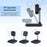 YN43 For iPhone / AirPods / Apple Watch Magnetic Wireless Charger Stand Built-In Cooling Fan - 3