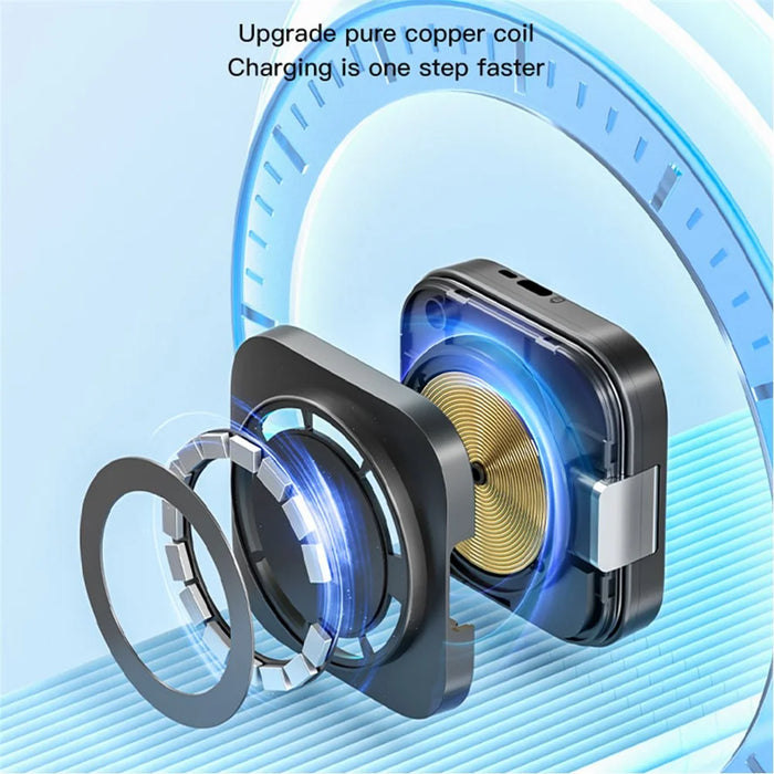 N3 3-in-1 Foldable Desktop Charging Stand Watch Earphone Phone Magnetic Wireless Charger - 6