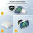 W-126 3 In 1 Wireless Magnetic Charging Station Phone Charging Pad Foldable Watch Earphone Charger - White - 3