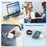 W-126 3 In 1 Wireless Magnetic Charging Station Phone Charging Pad Foldable Watch Earphone Charger - White - 6