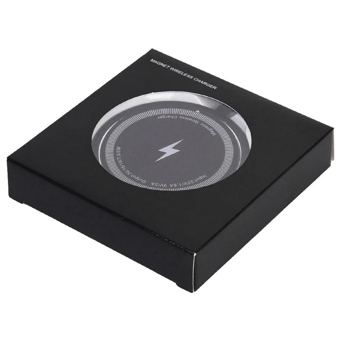 W104 USB+Type-C Interface Wireless Charger 15W Wireless Charging Pad - Black - 5