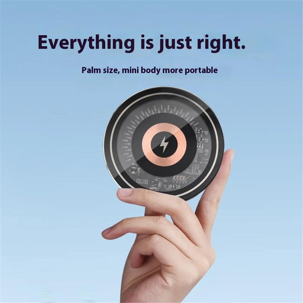 W102 Aluminum Alloy Wireless Charger Qi-Standard 15W Wireless Charging Pad with Light for Cell Phones - Silver - 3