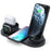 B07C 6-in-1 Desktop Phone Watch Earphone Charging Stand Wireless Charger - Black - 1