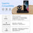 B25 For Samsung Watch Wireless Charger Phone Earphone Direct Charge Stand - White - 2