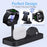 B25 For Apple Watch Wireless Charger Phone Earphone Direct Charging Stand - Black - 3