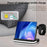 B26 For Huawei Watch Wireless Charger Earphone Smartwatch Foldable Phone 3-in-1 Charge Stand - White - 5