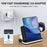 B26 For Huawei Watch Wireless Charger Earphone Smartwatch Foldable Phone 3-in-1 Charge Stand - White - 6
