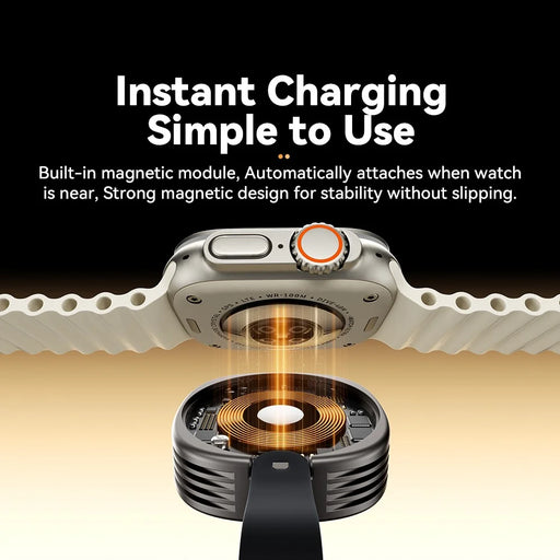 ESSAGER EDWXTL-BY0A-P Zinc Alloy Wireless Charger Bracelet Charging Dock Station - 2