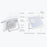 V22 3-in-1 Wireless Charger with LED Makeup Mirror and Night Light - White - 3