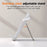 V22 3-in-1 Wireless Charger with LED Makeup Mirror and Night Light - White - 5