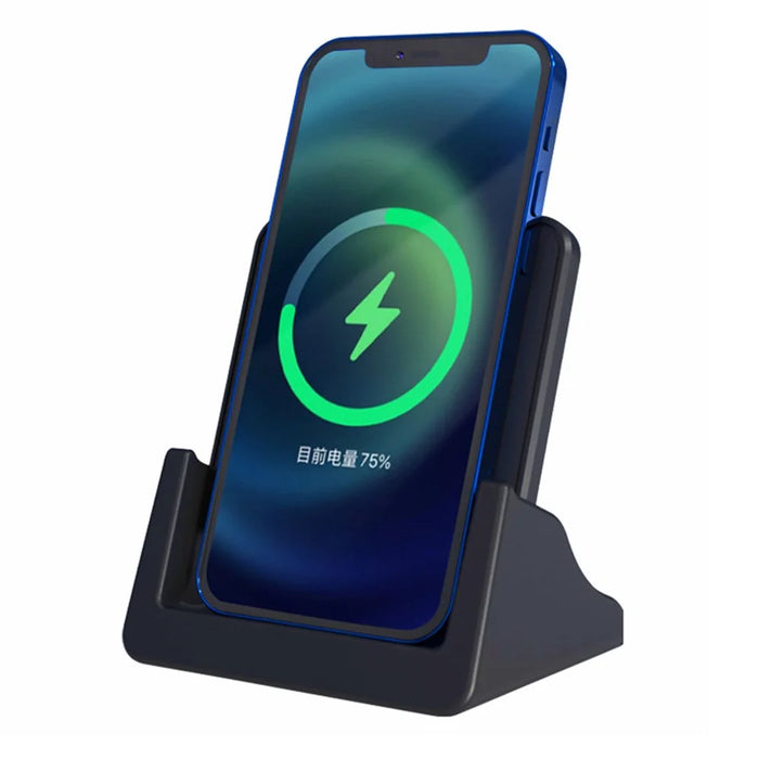 CY-600 15W Fast Charging Dock Vertical Wireless Charger for Apple Xiaomi Samsung (1st Generation) - Black - 5