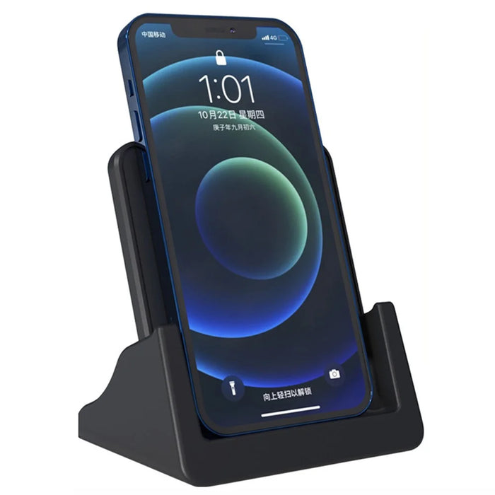 CY-600 15W Fast Charging Dock Vertical Wireless Charger for Apple Xiaomi Samsung (1st Generation) - Black - 6