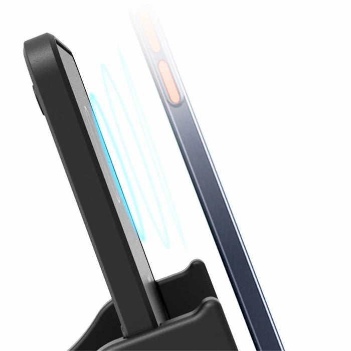 CY-600 15W Fast Charging Dock Vertical Wireless Charger for Apple Xiaomi Samsung (1st Generation) - Black - 7