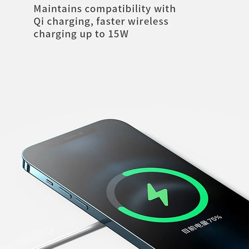 WIWU W009 Magnetic Wireless Charger Round Phone Charging Pad with Type-C Cable - 2