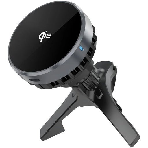 WIWU CH-319_QI2.0 Car Air Outlet Phone Mount Magnetic Wireless Charger Cell Phone Bracket - 2
