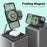 KTM8 For iPhone / iWatch / AirPods 3-in-1 Wireless Charging Stand 15W Magnetic Wireless Charger - 4