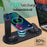 B-07 6-in-1 Desktop Phone Watch Earphone Charging Stand Wireless Charging Dock - White - 5