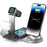 B07A For iPhone / iWatch / AirPods 6-in-1 Desktop Charging Stand 15W Wireless Charging Charger - Silver - 1
