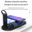 B07A For iPhone / iWatch / AirPods 6-in-1 Desktop Charging Stand 15W Wireless Charging Charger - Silver - 5