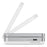 YF-M29 Qi2 Certified 2-in-1 15W Magnetic Wireless Charger with Aluminum Alloy Frame for Earbuds  /  iPhone - White - 5