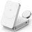 YF-M27 3 in 1 Qi2 Magnetic Wireless Charger Aluminum Alloy Frame 15W Foldable Charging Station for iPhone / Apple Watch / AirPods - White - 2