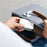 YF-M27 3 in 1 Qi2 Magnetic Wireless Charger Aluminum Alloy Frame 15W Foldable Charging Station for iPhone / Apple Watch / AirPods - White - 4
