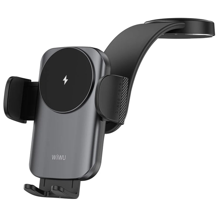 WIWU CH-322 Car Bracket 15W Wireless Charger Auto Clamping Phone Holder - 4