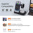 B-18C 3 in 1 Wireless Charger 15W Fast Charging Station Charger Stand for Apple Watch, Iphone, AirPods - Black - 3