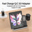 B-22 3 in 1 Wireless Charger 15W Charging Station for Samsung Galaxy Phone  /  Watch  /  Buds with Alarm Clock - Black - 5