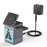 S5 15W 6-in-1 Magnetic Wireless Charger with Bluetooth-compatible Speaker, Folding Fast Charging Dock - Black - 4
