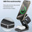 AK30 3-in-1 Foldable Charging Stand Phone Watch Earphone Aluminum Alloy 15W Magnetic Wireless Charger - 6