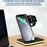 E6 4-in-1 15W Wireless Charger Phone Watch Earphone Charging Stand Night Light - White - 6