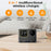DH13 Clock Temperature Humidity Display Magnetic Phone Earphone Watch Wireless Charging Stand - 3